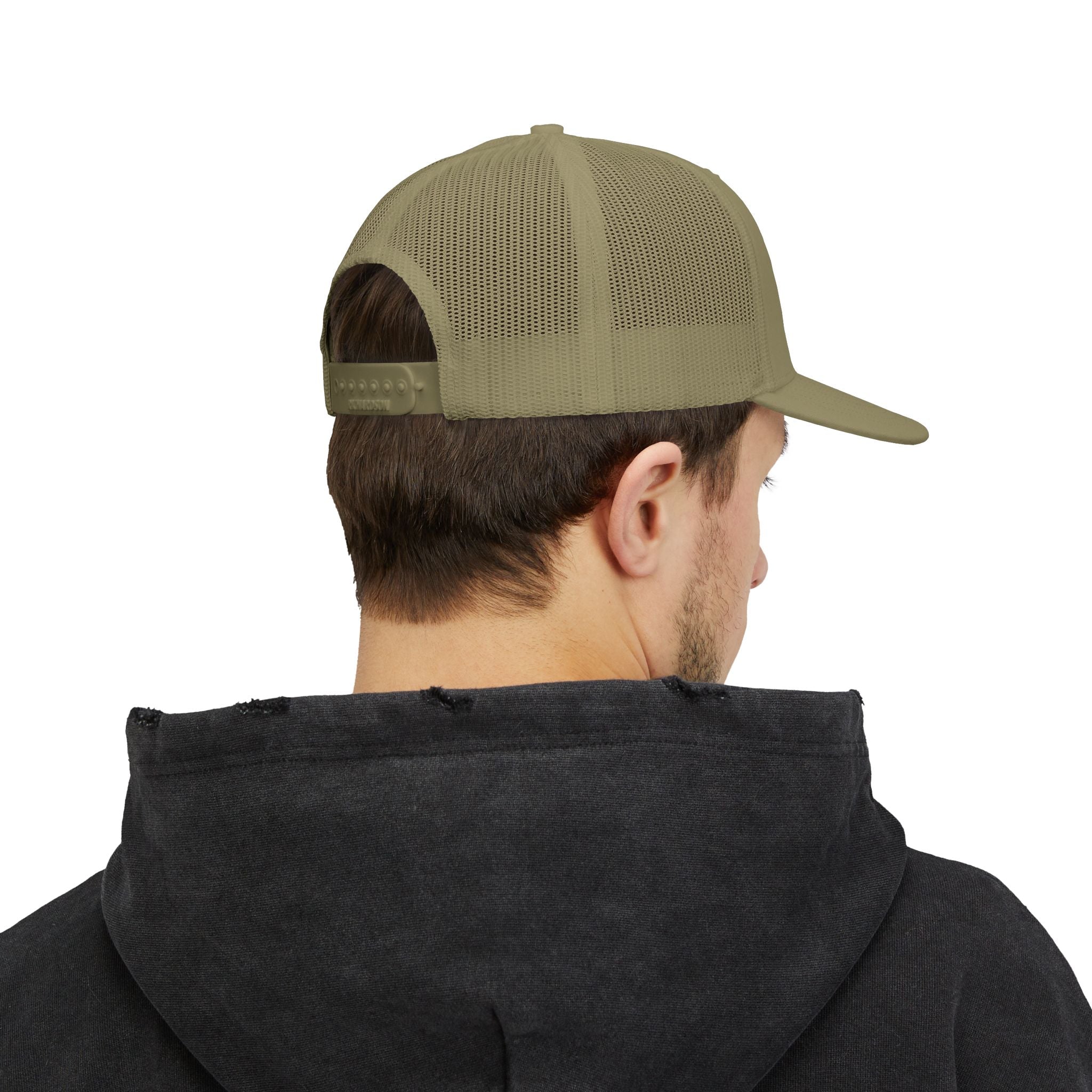 Gen Z Embroidered Trucker Cap – Vintage Script Patch Snapback