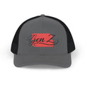 Gen Z Embroidered Trucker Cap – Vintage Script Patch Snapback