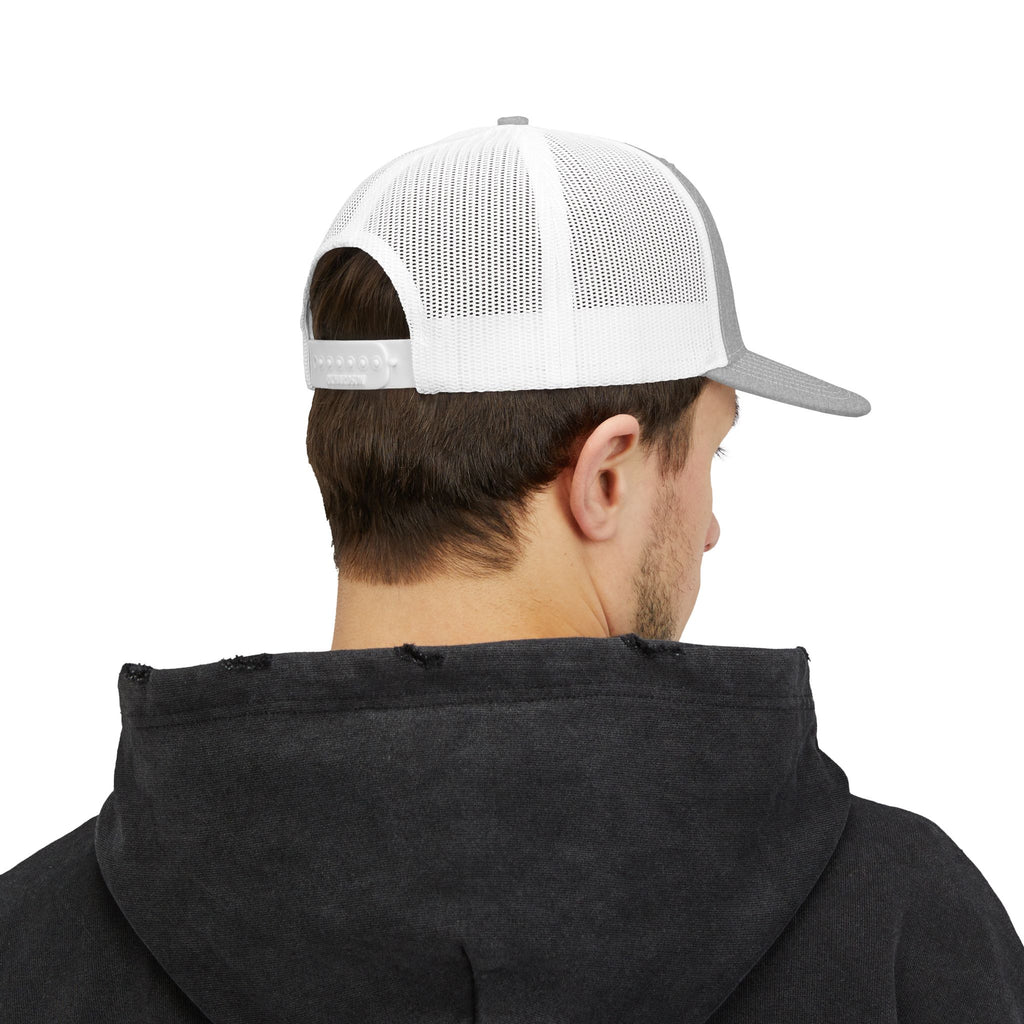 Gen Z Embroidered Trucker Cap – Vintage Script Patch Snapback