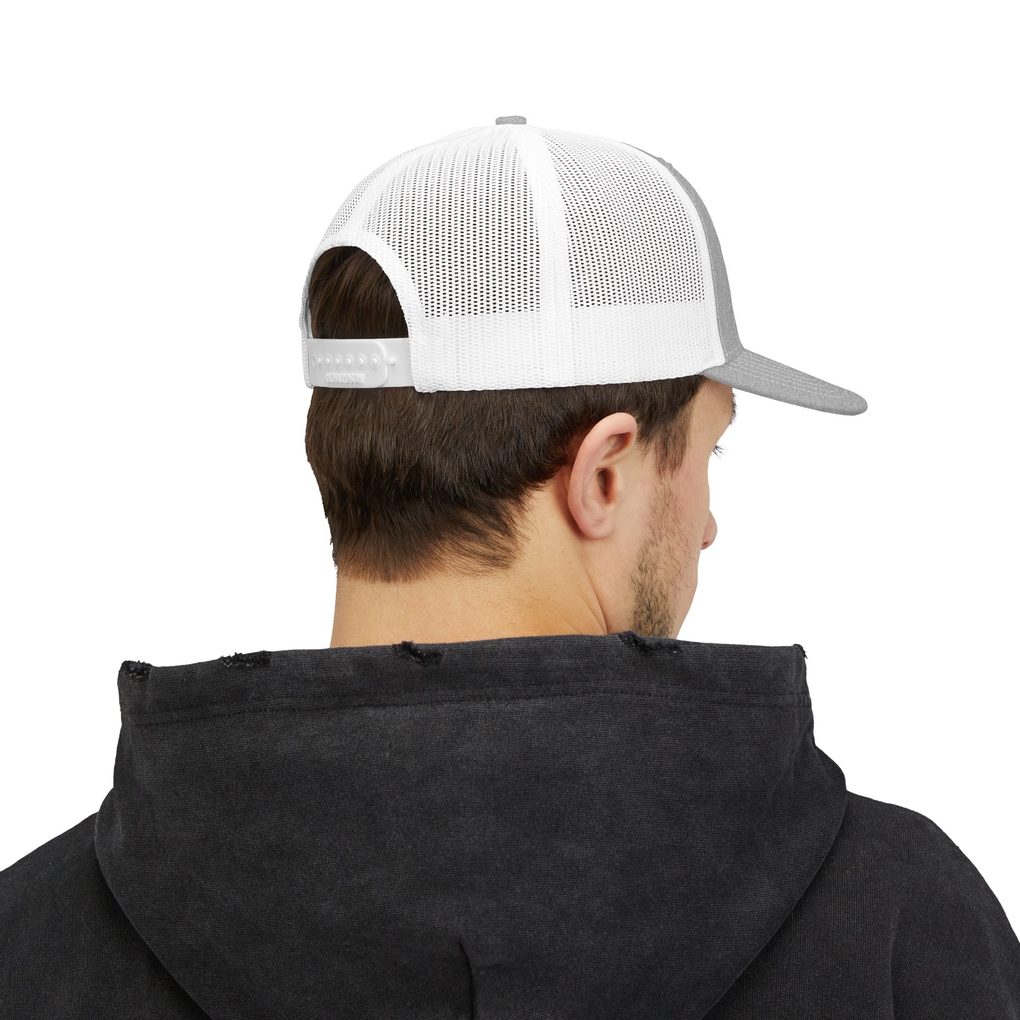 Gen Z Embroidered Trucker Cap – Vintage Script Patch Snapback