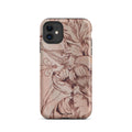 Anacotte Luxury Retro Flowers iPhone Case
