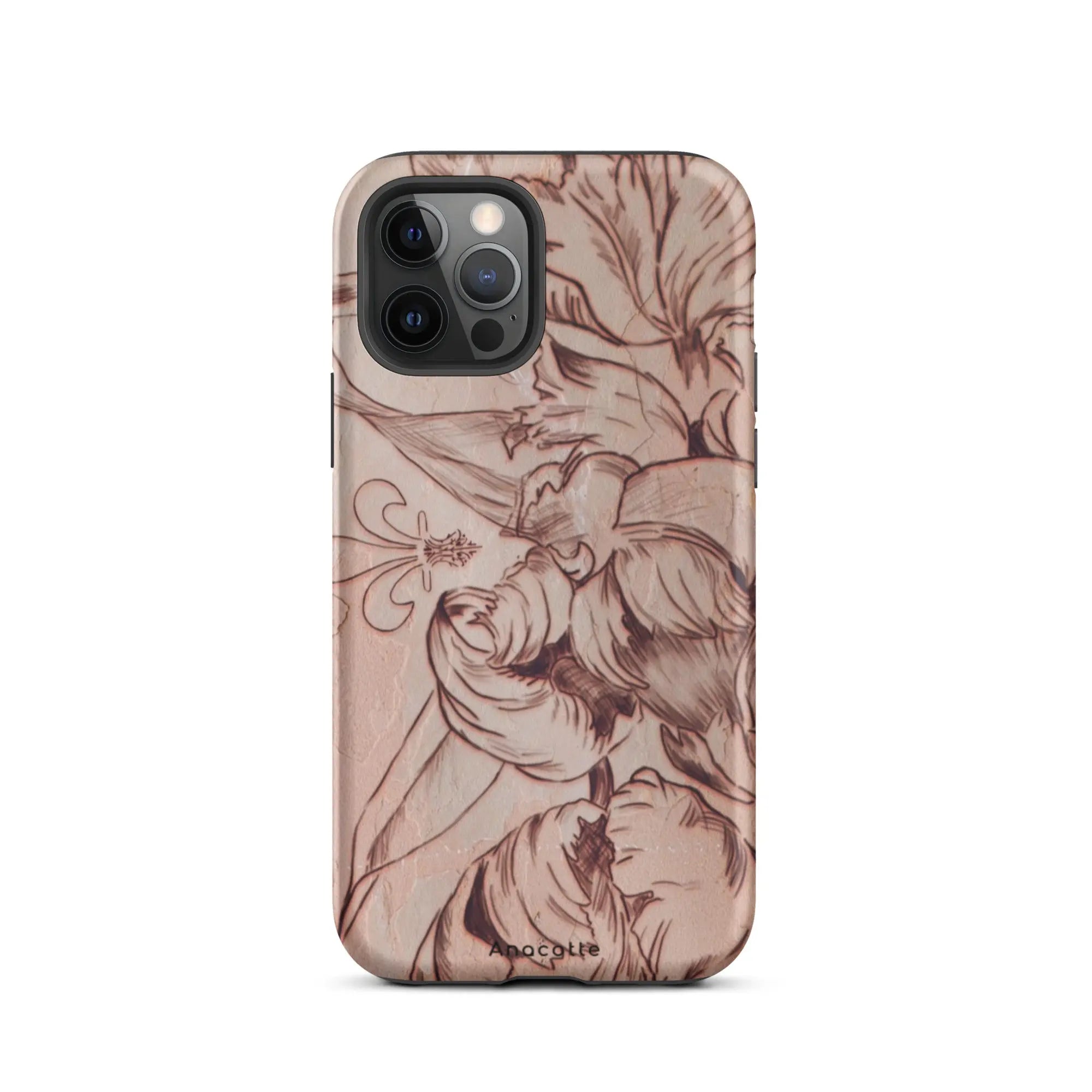 Anacotte Luxury Retro Flowers iPhone Case